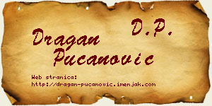 Dragan Pucanović vizit kartica